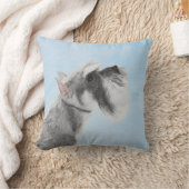 シュナウザー(ジャイアント、標準絵画) - Dog Art クッション (ブランケット)