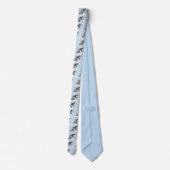 シュナウザー(ジャイアント、標準絵画) - Dog Art ネクタイ (裏面)