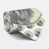 シュナウザー(ジャイアント、標準絵画) - Dog Art ネクタイ (ロール)