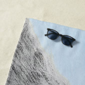 シュナウザー(ジャイアント、標準絵画) - Dog Art ビーチタオル (インサイチュ)