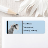 シュナウザー(ジャイアント、標準絵画) - Dog Art ラベル (インサイチュ)