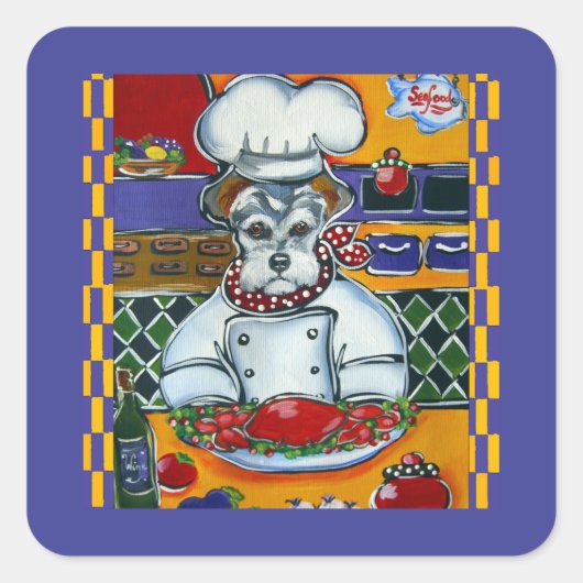 シュナウザー スクエアシール (正面)