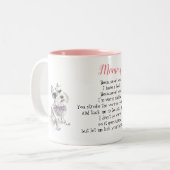 シュナウザー·ドッグ·マグ ツートーンマグカップ (正面左)