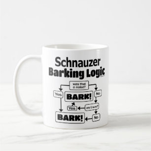 シュナウザー・バーキング・ロジック コーヒーマグカップ