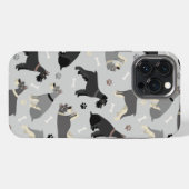 シュナウザー ボーン アンド ポーズ Case-Mate iPhoneケース iPhone 13 Pro Maxケース (裏面横)