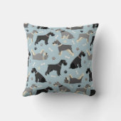 シュナウザー・ポーズ・アンド・ボーンズ クッション (裏面)