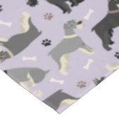 シュナウザー・ポーズ・アンド・ボーンズ テーブルクロス (アングル)