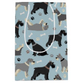 シュナウザー・ポーズ・アンド・ボーンズ ミディアムペーパーバッグ (正面)