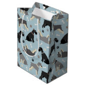 シュナウザー・ポーズ・アンド・ボーンズ ミディアムペーパーバッグ (裏面アングル)