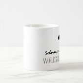 シュナウザー：世界一の犬 | カスタム コーヒーマグカップ (中央)