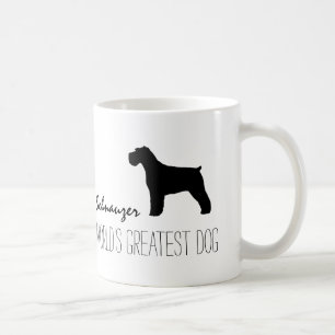 シュナウザー:世界一の犬 カスタム コーヒーマグカップ