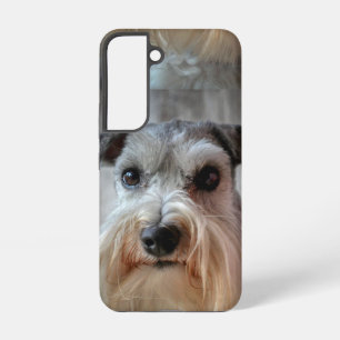 シュナウザー 犬の顔 SAMSUNG GALAXY S22ケース
