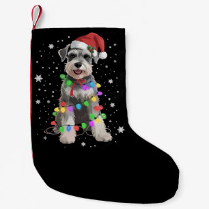 シュナウザー 犬 ツリー クリスマス イヌ ペット 動物 わんこ スモールクリスマスストッキング