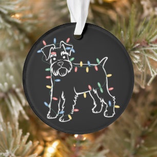 シュナウザー 犬 ツリー クリスマス 冬 ペット 動物 犬 オーナメント