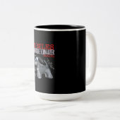 シュナウザー |5ミニチュア・シュナウザー所有者の規則 ツートーンマグカップ (正面右)