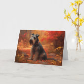 シュナウツァイン紅葉秋インスパイア カード (黄色い花)