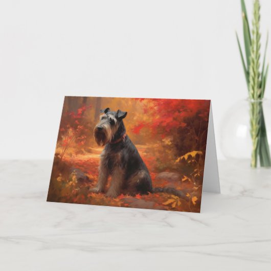 シュナウツァイン紅葉秋インスパイア カード (正面)