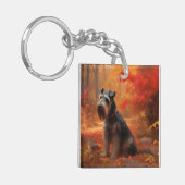 シュナウツァイン紅葉秋インスパイア キーホルダー (正面左)