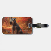 シュナウツァイン紅葉秋インスパイア ラゲッジタグ (裏面横)