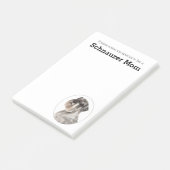 シュナウツァーのお母さんのポスト・イット ポストイット (アングル)