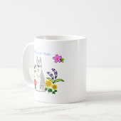 シュナウツァーのお母さんのマグ コーヒーマグカップ (正面左)