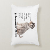 シュナウツァーのお母さんの枕 アクセントクッション (正面(垂直))