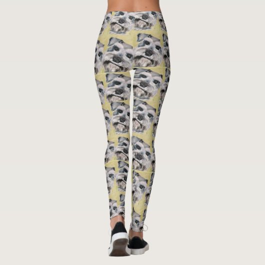 シュナウツァーのひげのレギンス レギンス (裏面)