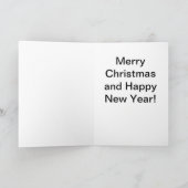 シュナウツァーのクリスマスカード シーズンカード (内部)