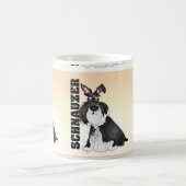 シュナウツァーのコーヒー・マグ コーヒーマグカップ (中央)