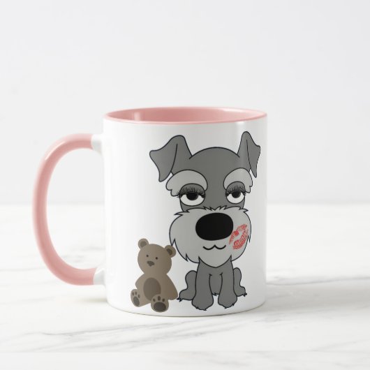 シュナウツァーのコーヒー・マグ マグカップ (左)