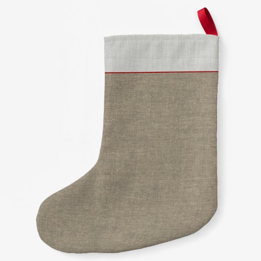 シュナウツァーのシルエットパーソナライズな犬の品種クリスマス スモールクリスマスストッキング (裏面)