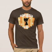シュナウツァーのパパのワイシャツ Tシャツ (正面)