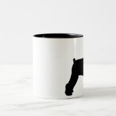 シュナウツァーのマグ ツートーンマグカップ (中央)