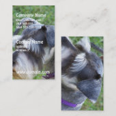 シュナウツァーの名刺 名刺 (正面/裏面)