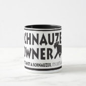 シュナウツァーの所有者のマグ マグカップ (中央)