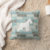 シュナウツァーの枕 クッション (ブランケット)