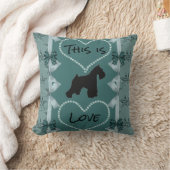 シュナウツァーの枕 クッション (ブランケット)