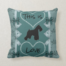 シュナウツァーの枕 クッション