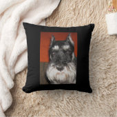 シュナウツァーの装飾用クッション クッション (ブランケット)