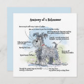 シュナウツァーの解剖学 ノートカード (正面/裏面)