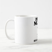 シュナウツァーの誇り高いママ コーヒーマグカップ (左)