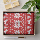 シュナウツァーはクリスマスパターンのシルエットを描きます 薄葉紙 (ギフト)