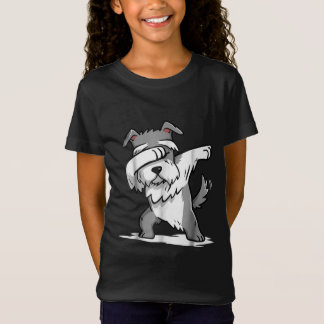 シュナウツァーキュートダビングダブおもしろいダンスギフト Tシャツ
