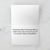 シュナウツァークリスマスカード シーズンカード (内部)