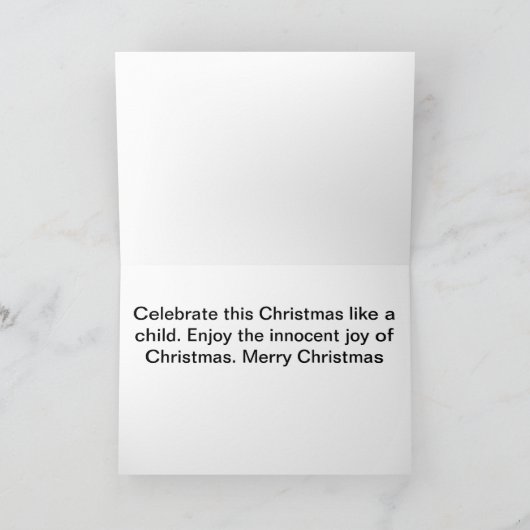 シュナウツァークリスマスカード シーズンカード (内部)