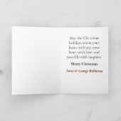 シュナウツァークリスマスカード シーズンカード (内部)