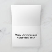 シュナウツァークリスマスカード シーズンカード (内部)