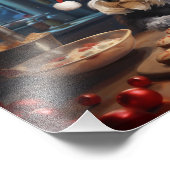 シュナウツァークリスマスクッキーフェスティバルホリデイ フォトプリント (角)