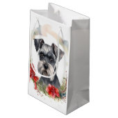 シュナウツァークリスマスリースフェスティバルカップ スモールペーパーバッグ (裏面アングル)