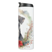 シュナウツァークリスマスリースフェスティバルカップ タンブラー (回転右)